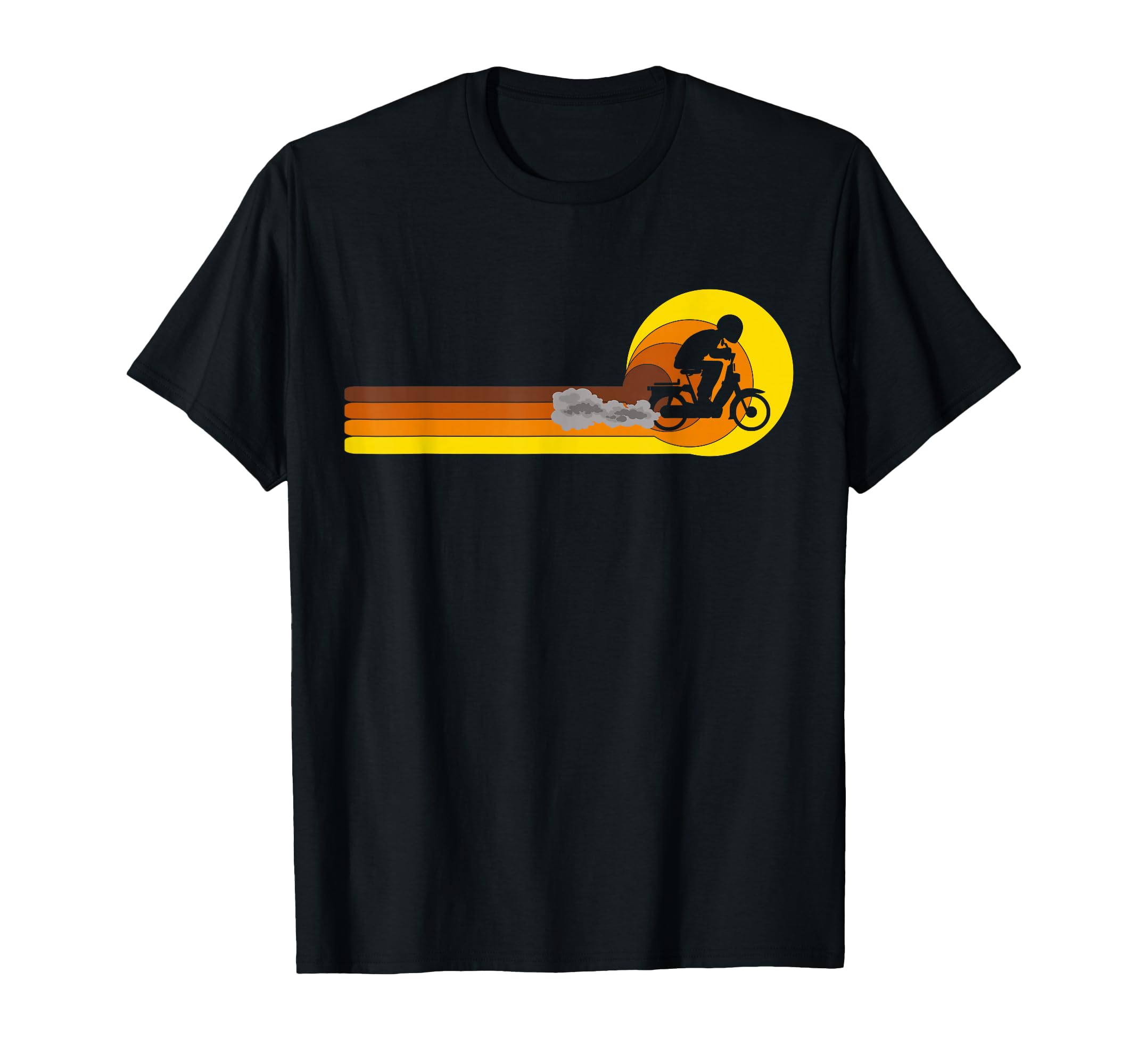 Moped Bike Mofas Moped Motorcycle 70S T-Shirt - Minimalist Print Unisex - T-Shirt, Sweatshirt, Hoodie