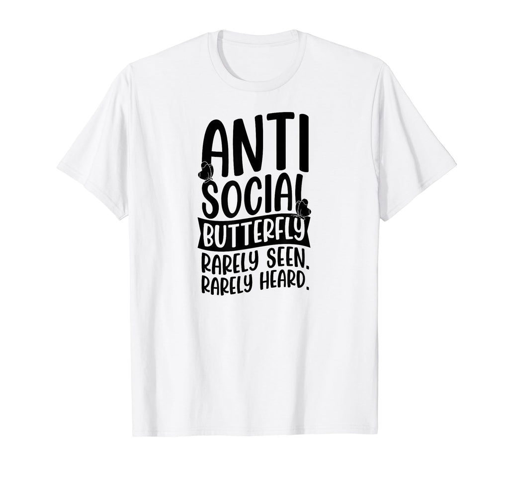 Antisocial Butterfly Rarely Seen Rarely T-Shirt - Graphic Print Men Women - T-Shirt, Sweatshirt, Hoodie