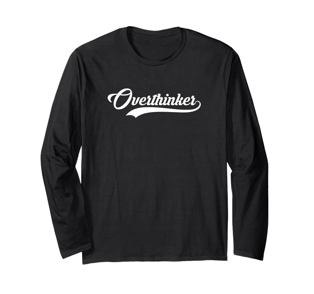 Overthinker Baseball Jersey T-Shirt - Trendy Graphic for Adults - T-Shirt, Sweatshirt, Hoodie
