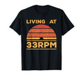 Living 33Rpm Vinyl Collector Record T-Shirt - Streetwear Style Men Women - T-Shirt, Sweatshirt, Hoodie