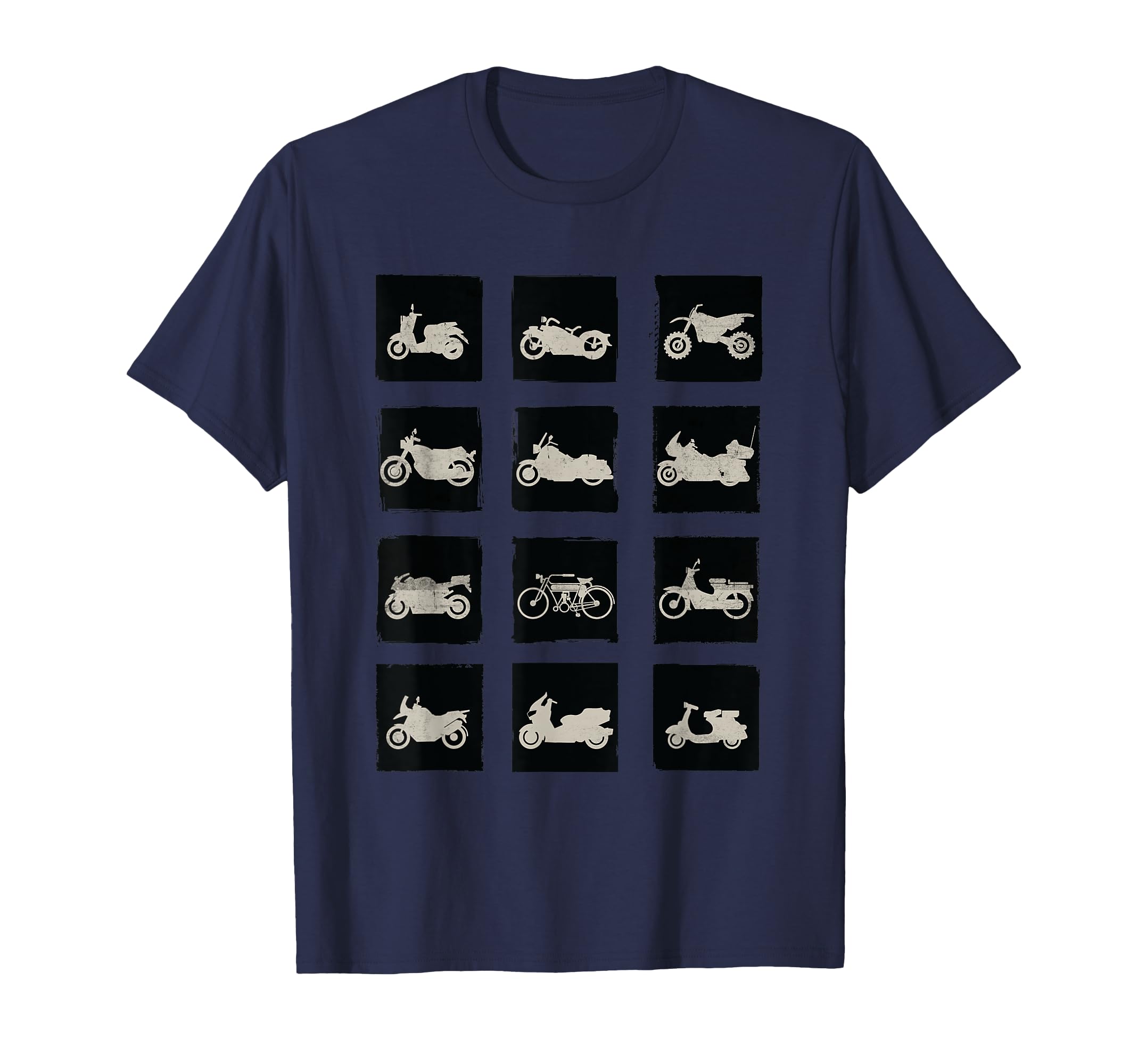 Motorcycle Silhouette Grunge Sweatshirt - Minimalist Print Men Women - T-Shirt, Sweatshirt, Hoodie