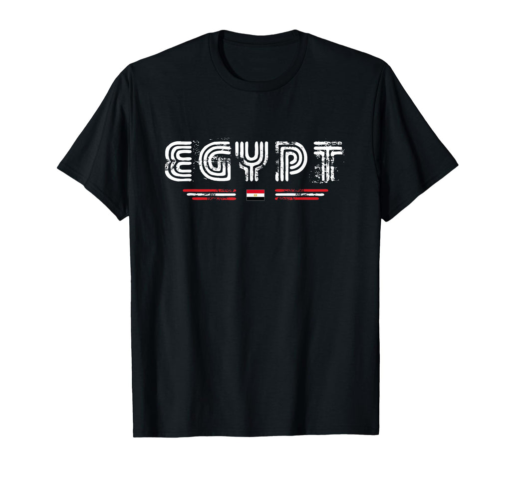 Egypt 70S 80S Type Flag T-Shirt - Trendy Graphic for Adults - T-Shirt, Sweatshirt, Hoodie