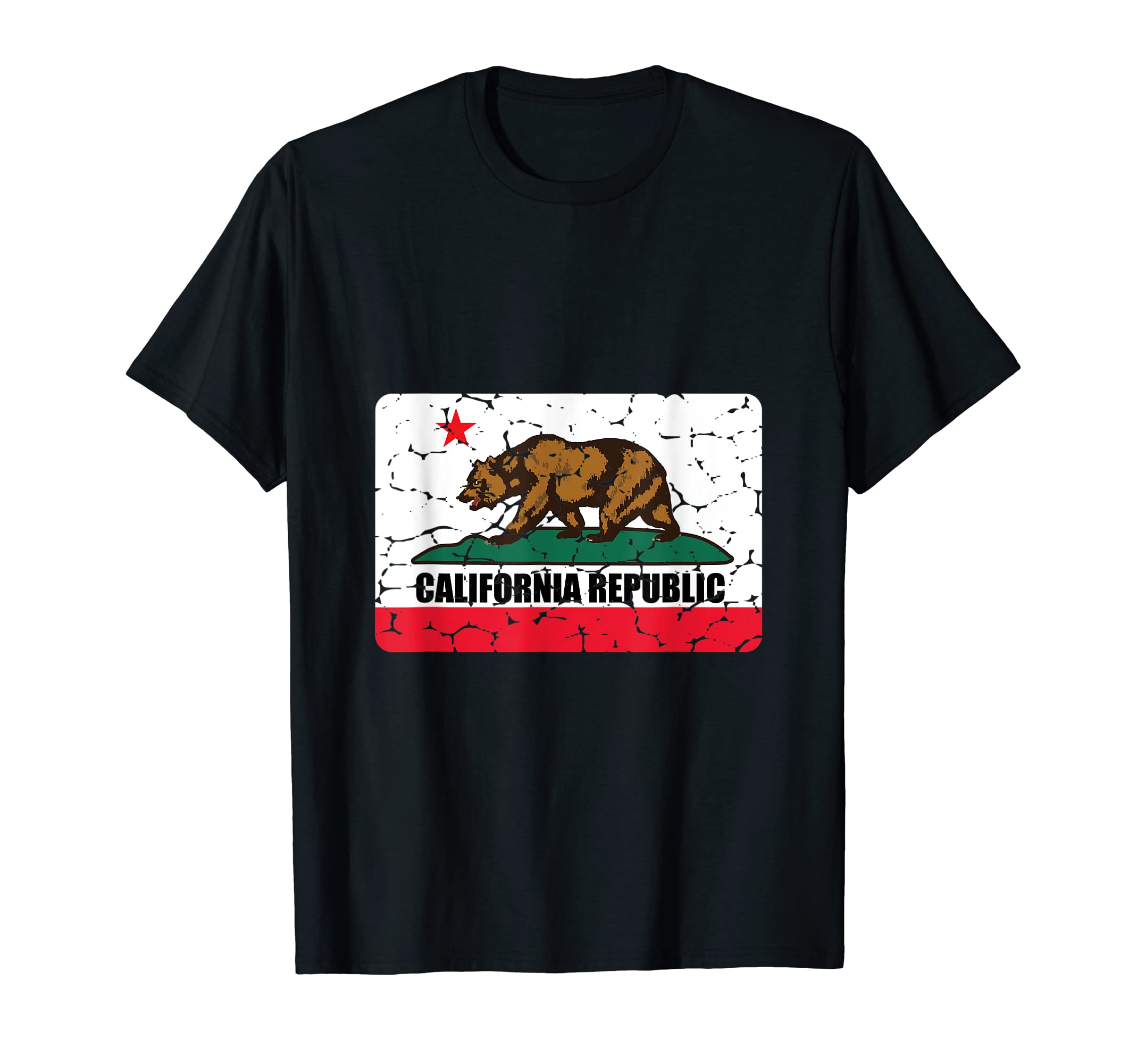 California Republic Flag Bear Ca T-Shirt - Casual Everyday Wear Men Women - T-Shirt, Sweatshirt, Hoodie