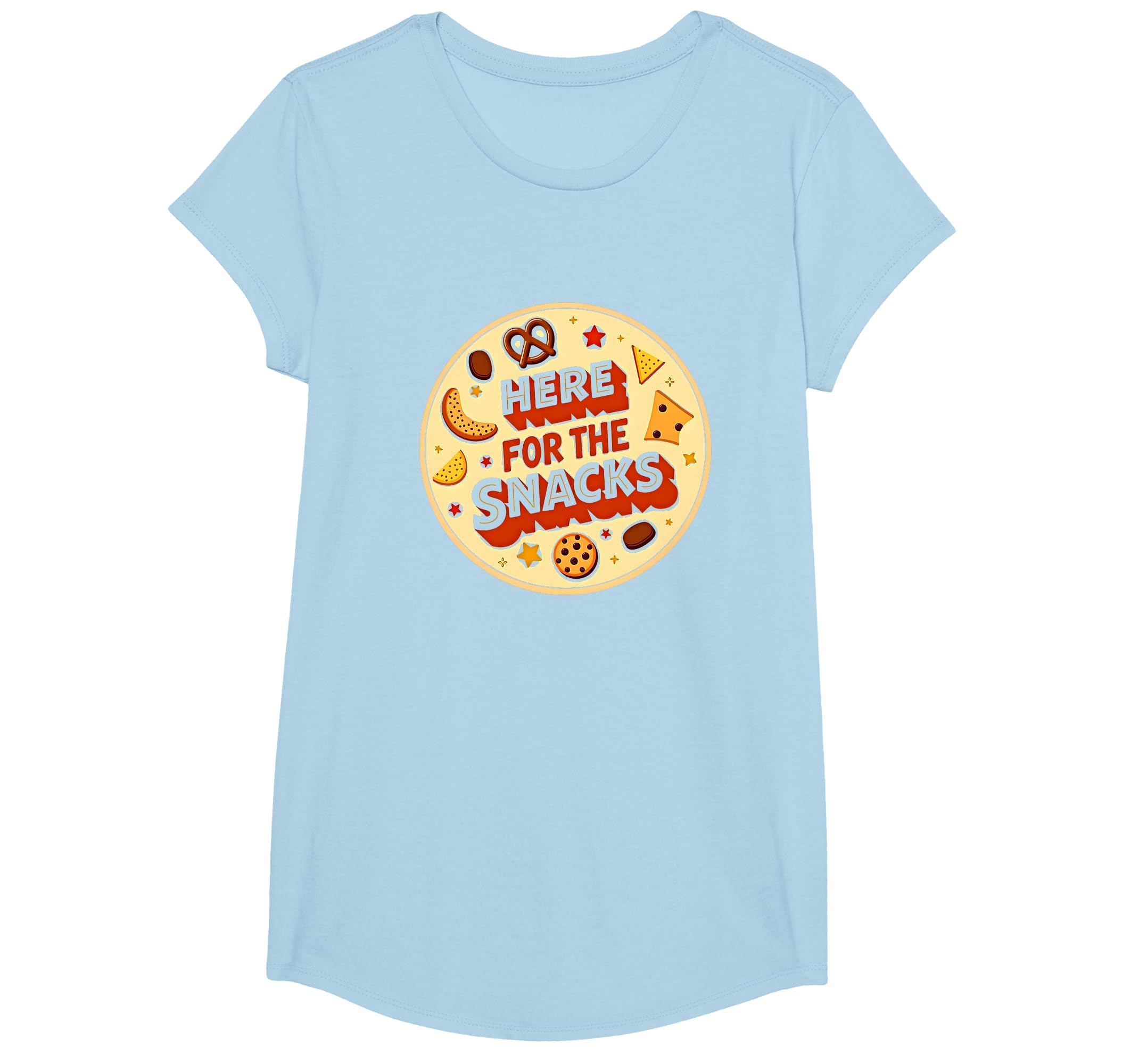 Im Just Here Snacks Foodie Party Sweatshirt - Fun Novelty Design Men Women - T-Shirt, Sweatshirt, Hoodie