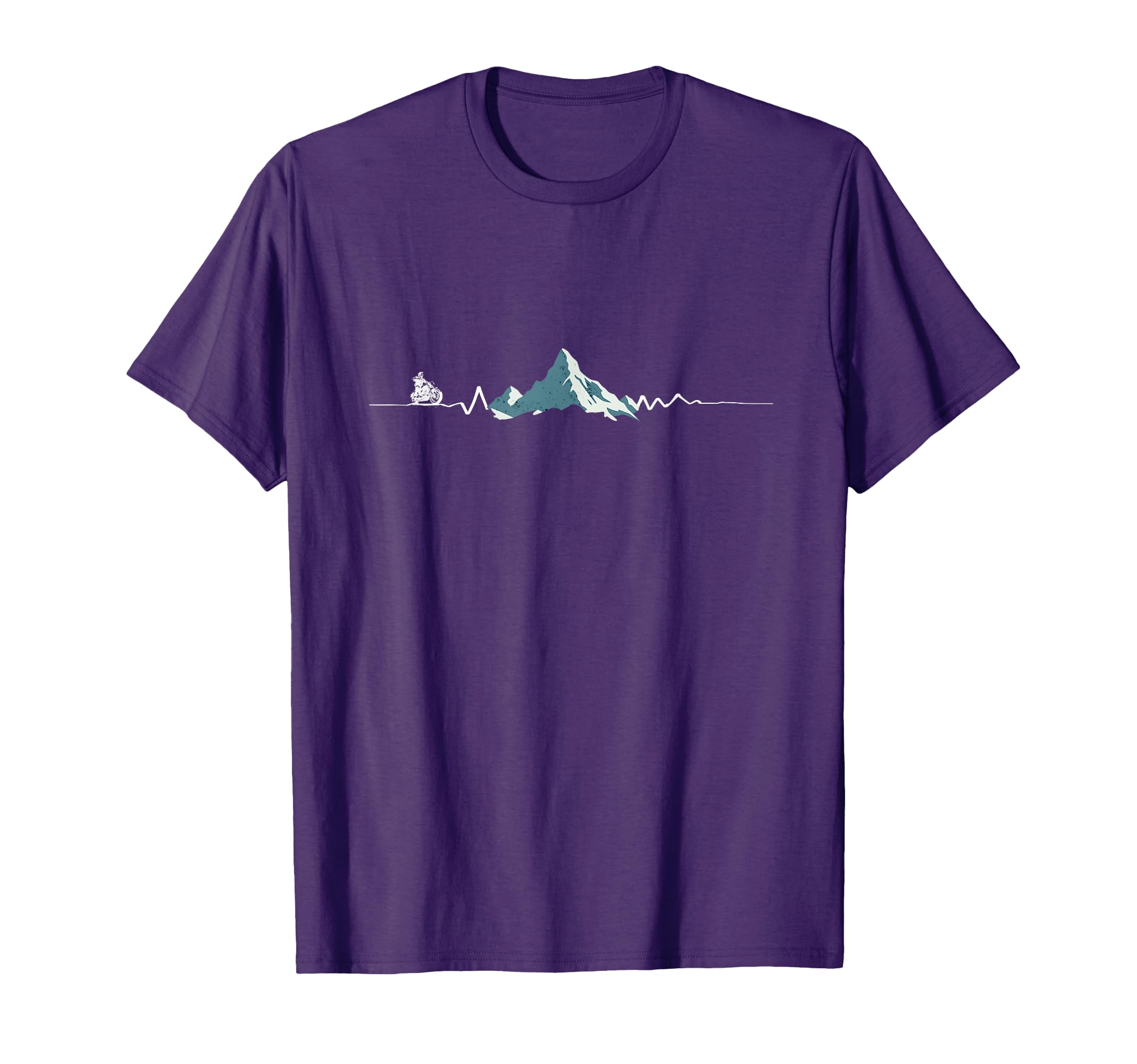 Motorbike Heartbeat Offroad T-Shirt - Aesthetic Graphic for Adults - T-Shirt, Sweatshirt, Hoodie