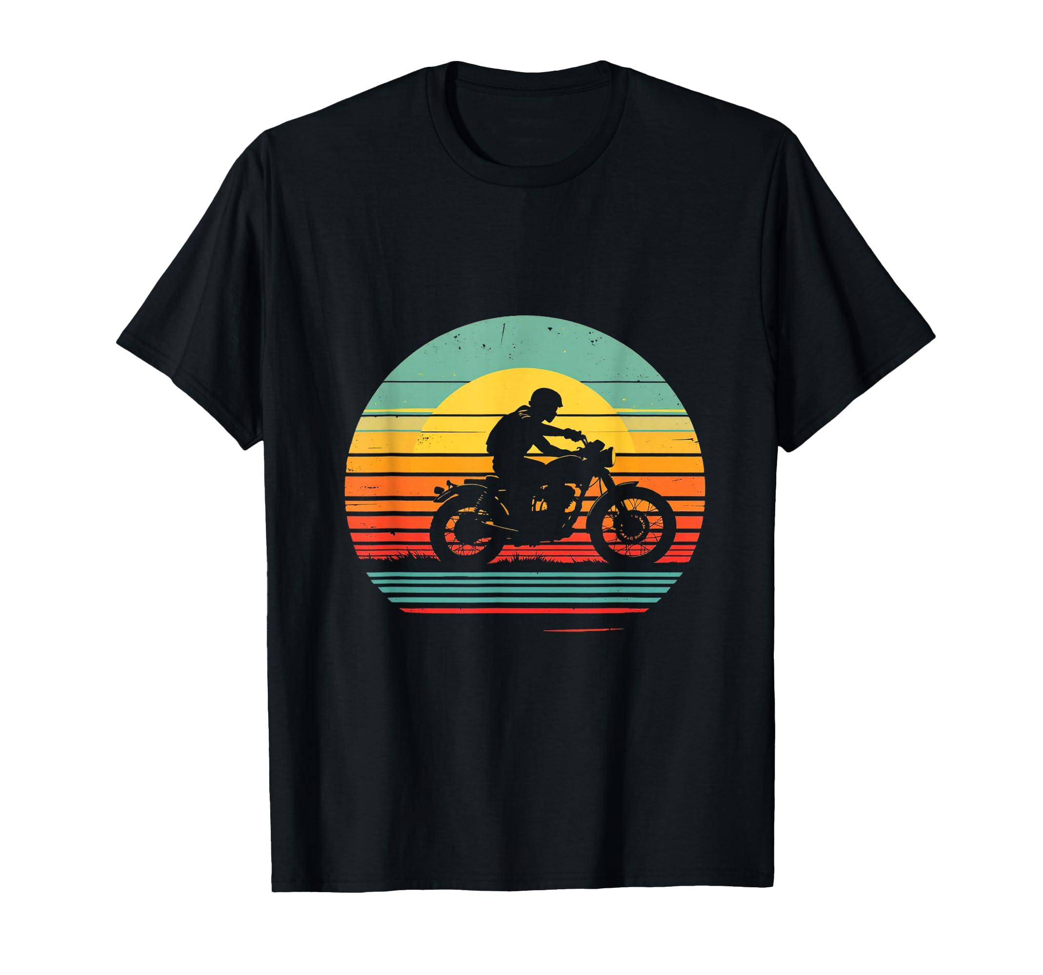 Motorcycle Silhouette T-Shirt - Trendy Graphic Unisex - T-Shirt, Sweatshirt, Hoodie
