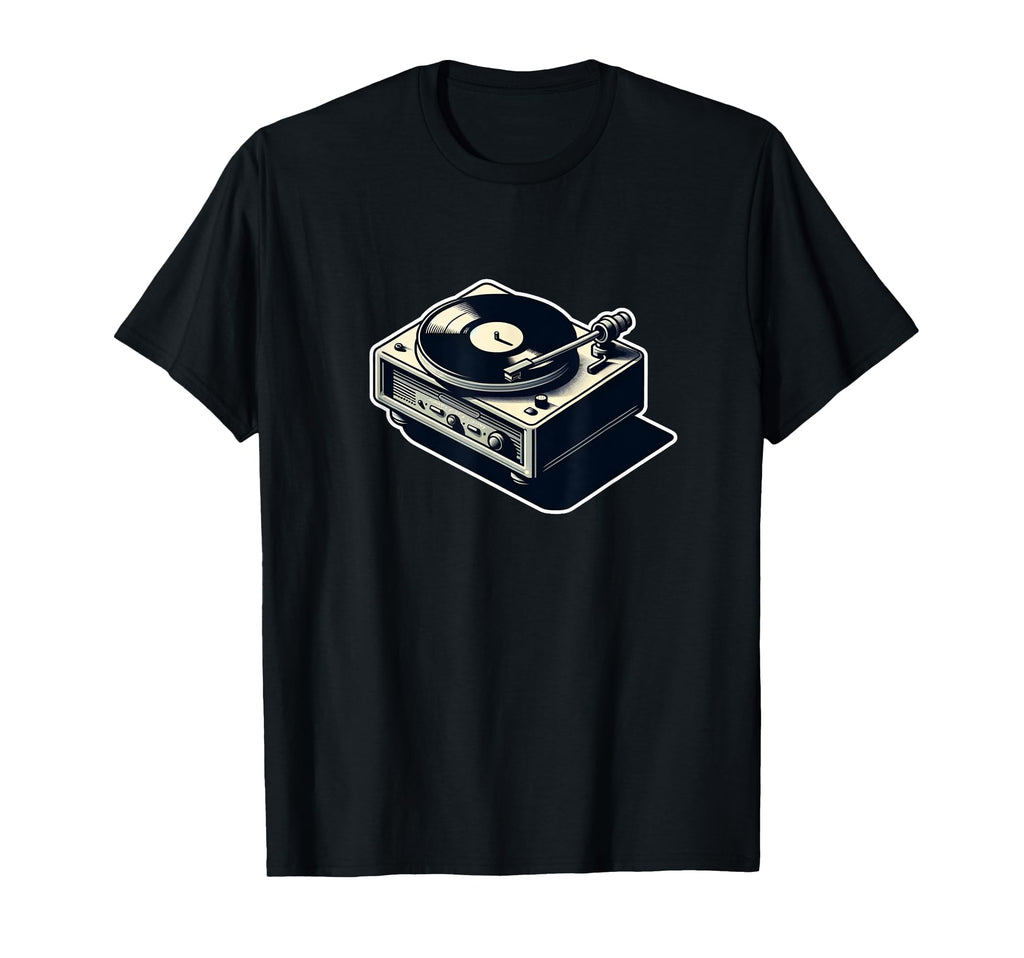 Vinyl Record Player T-Shirt - Aesthetic Graphic Unisex - T-Shirt, Sweatshirt, Hoodie
