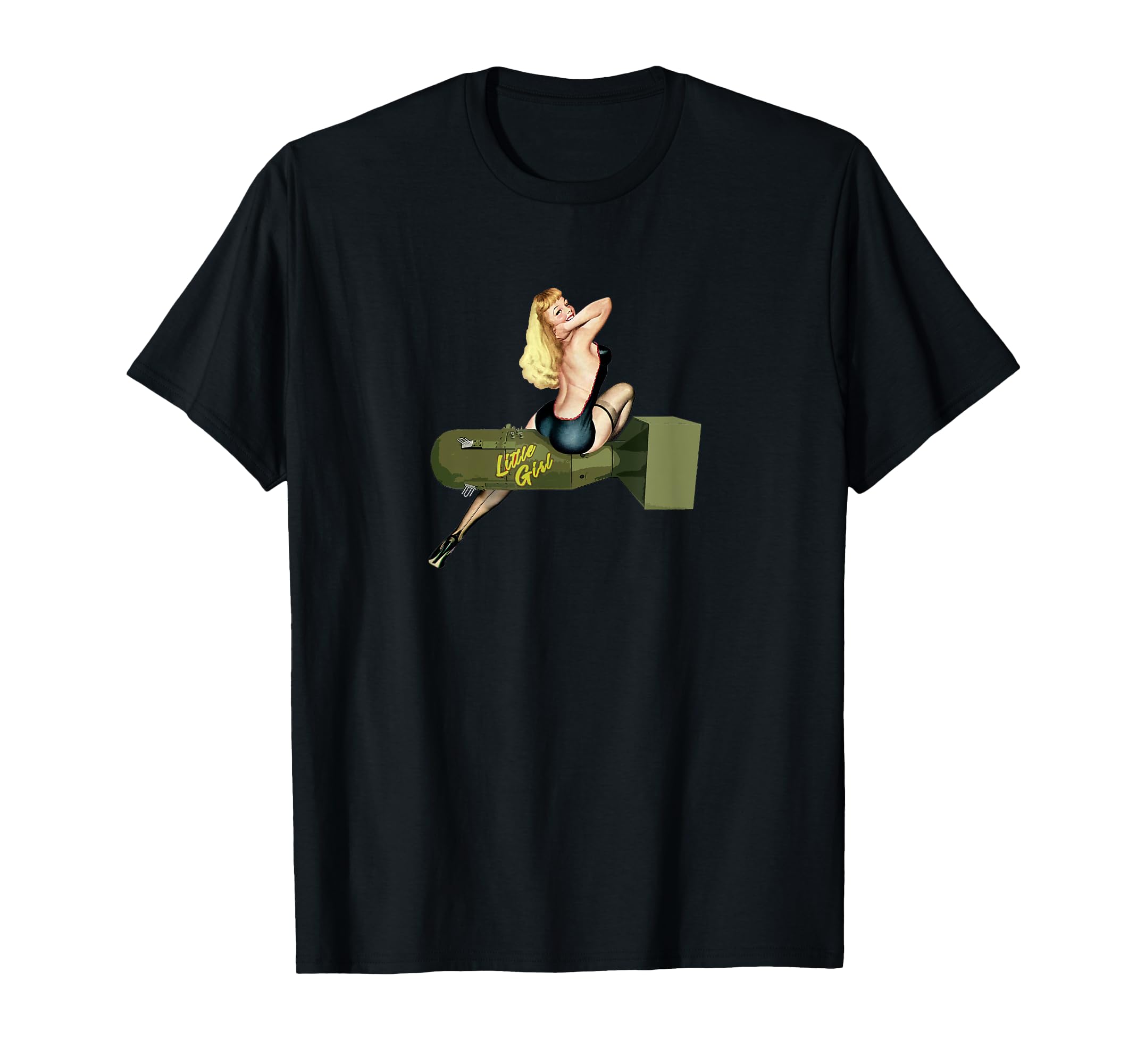 Pin Up Blonde Atomm Dchen Co Hoodie - Novelty Apparel Unisex - T-Shirt, Sweatshirt, Hoodie