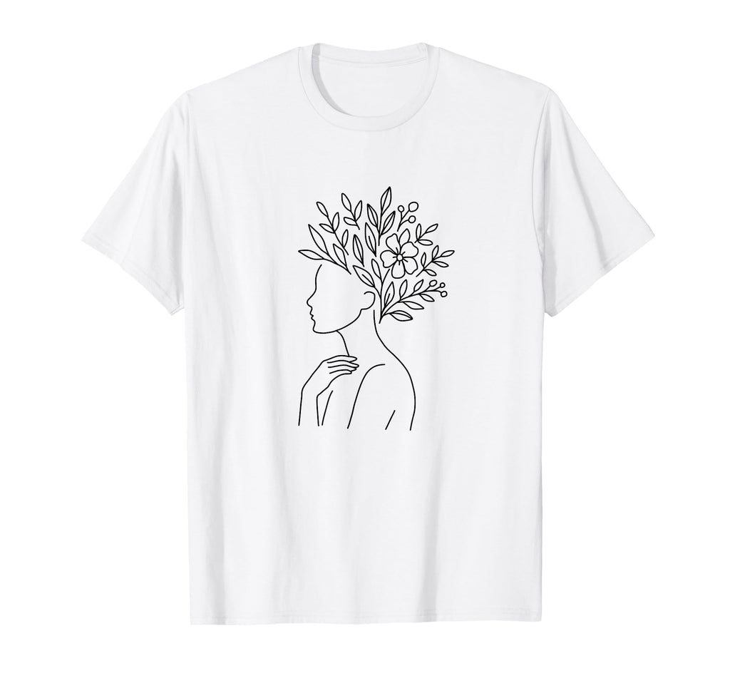 Mind Bloom Self Care Growth T-Shirt - Custom Art Print Men Women - T-Shirt, Sweatshirt, Hoodie