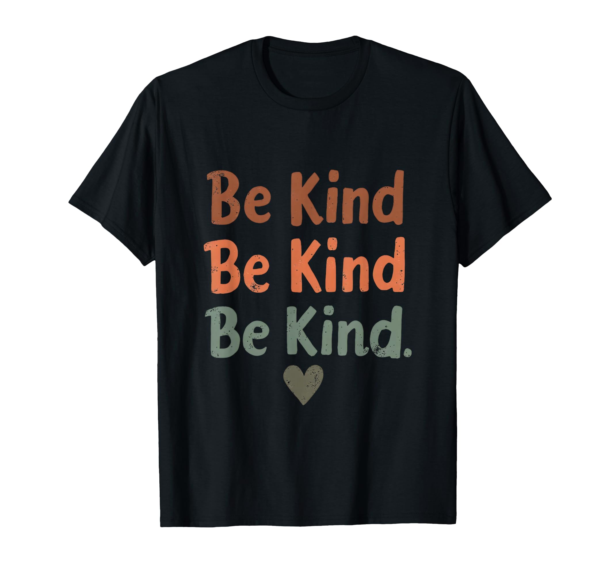 Playful Positivity Be Kind Distressed T-Shirt - Unique Graphic Men Women - T-Shirt, Sweatshirt, Hoodie