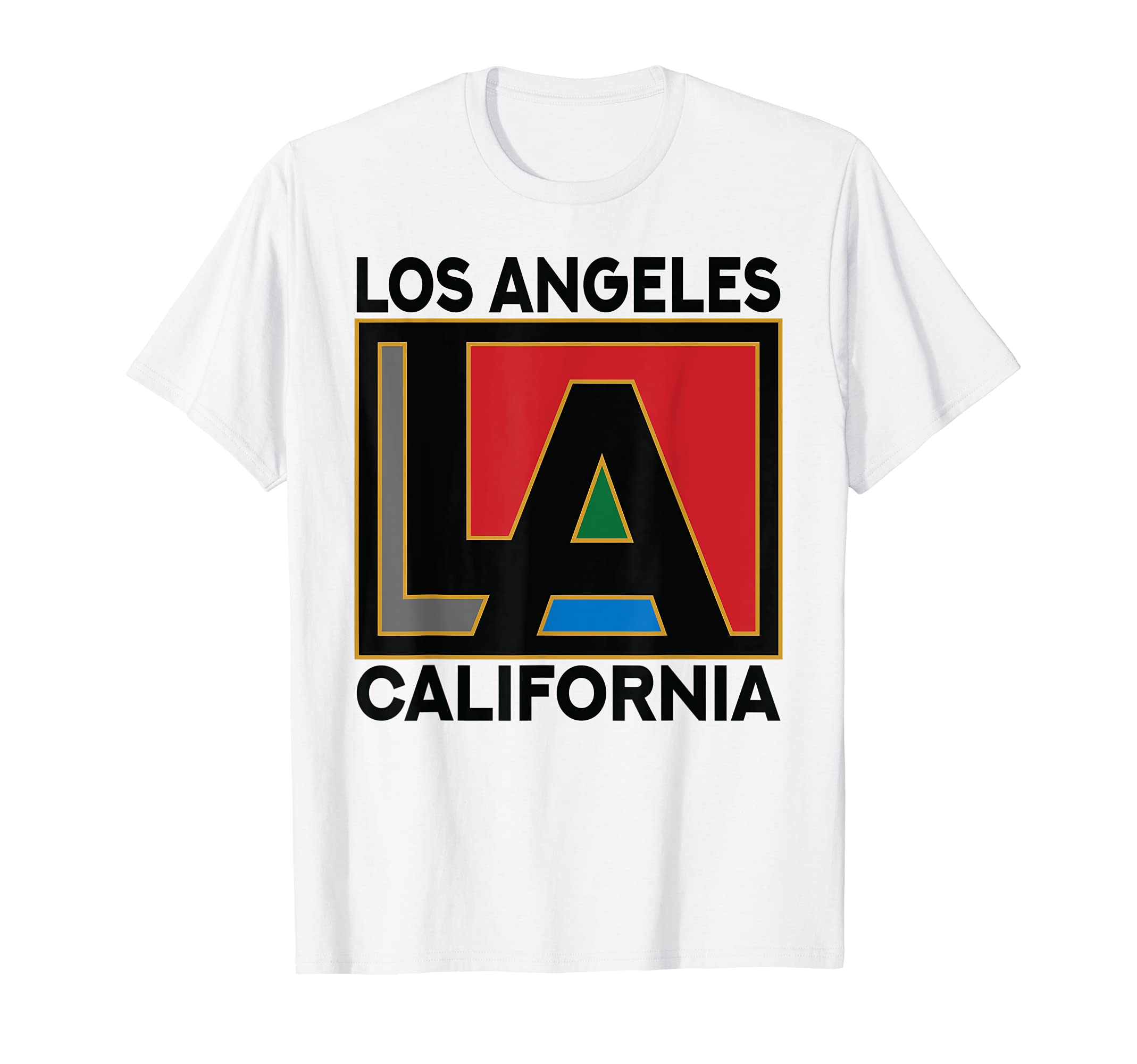 Los Angeles California Usa Typography T-Shirt - Minimalist Print Men Women - T-Shirt, Sweatshirt, Hoodie