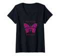 Womens Anti Social Butterfly V Neck T-Shirt - Streetwear Style Men Women - T-Shirt, Sweatshirt, Hoodie