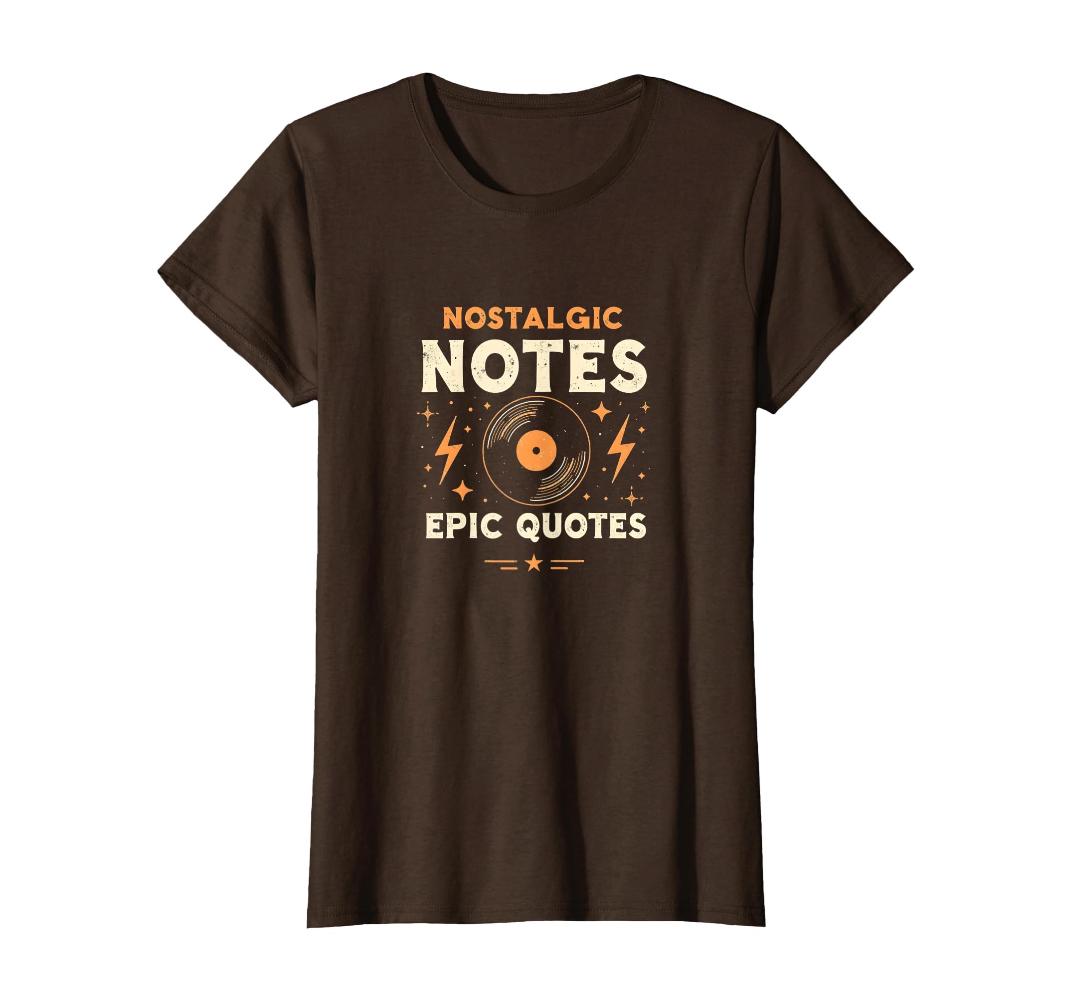 Nostalgic Notes Epic Quotes Band T-Shirt - Fun Novelty Design for Adults - T-Shirt, Sweatshirt, Hoodie