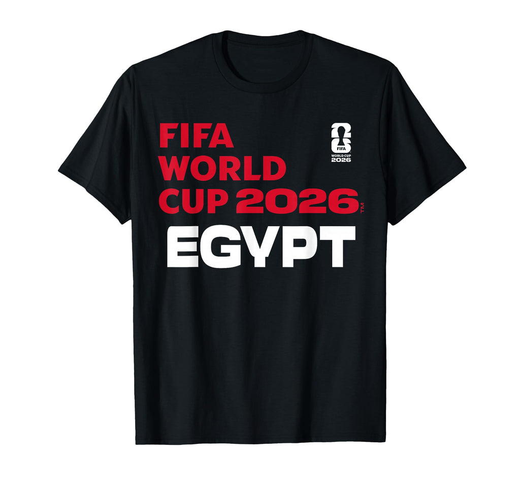FIFA World CUP26 Egypt Block Letters T-Shirt - T-Shirt, Sweatshirt, Hoodie