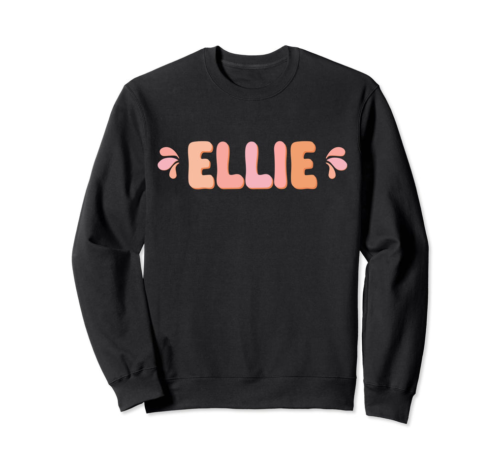 My First Name Is Ellie Eighties Sweatshirt - Graphic Print Unisex - T-Shirt, Sweatshirt, Hoodie