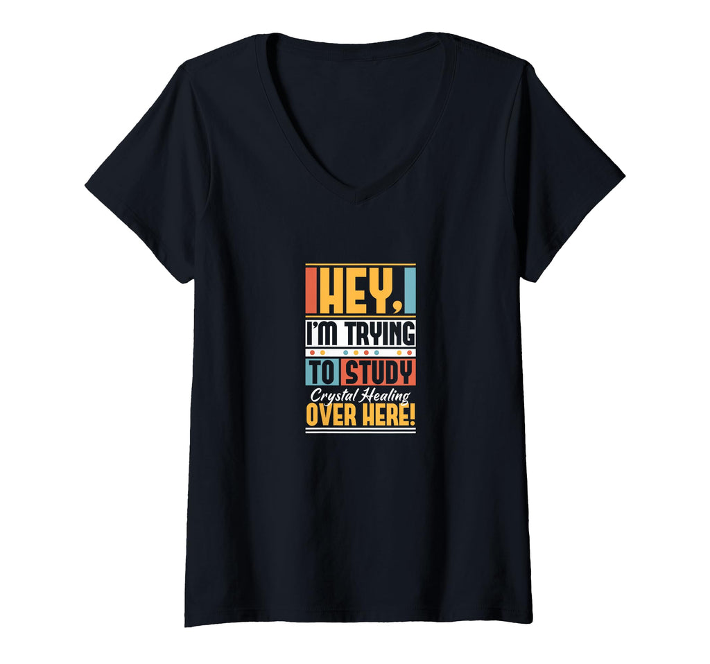 Womens Energy Crystals Chakra Healing T-Shirt - Unique Graphic for Adults - T-Shirt, Sweatshirt, Hoodie