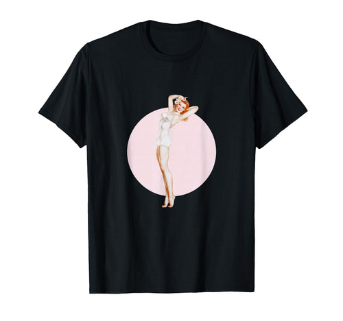 1940S Pin Up Sexy American Art T-Shirt - Aesthetic Graphic Men Women - T-Shirt, Sweatshirt, Hoodie