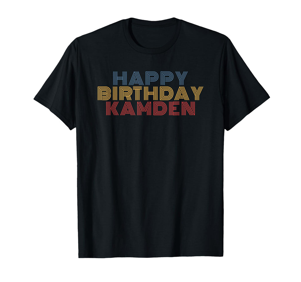 Happy Birthday Kamden Personalized T-Shirt - Aesthetic Graphic Men Women - T-Shirt, Sweatshirt, Hoodie