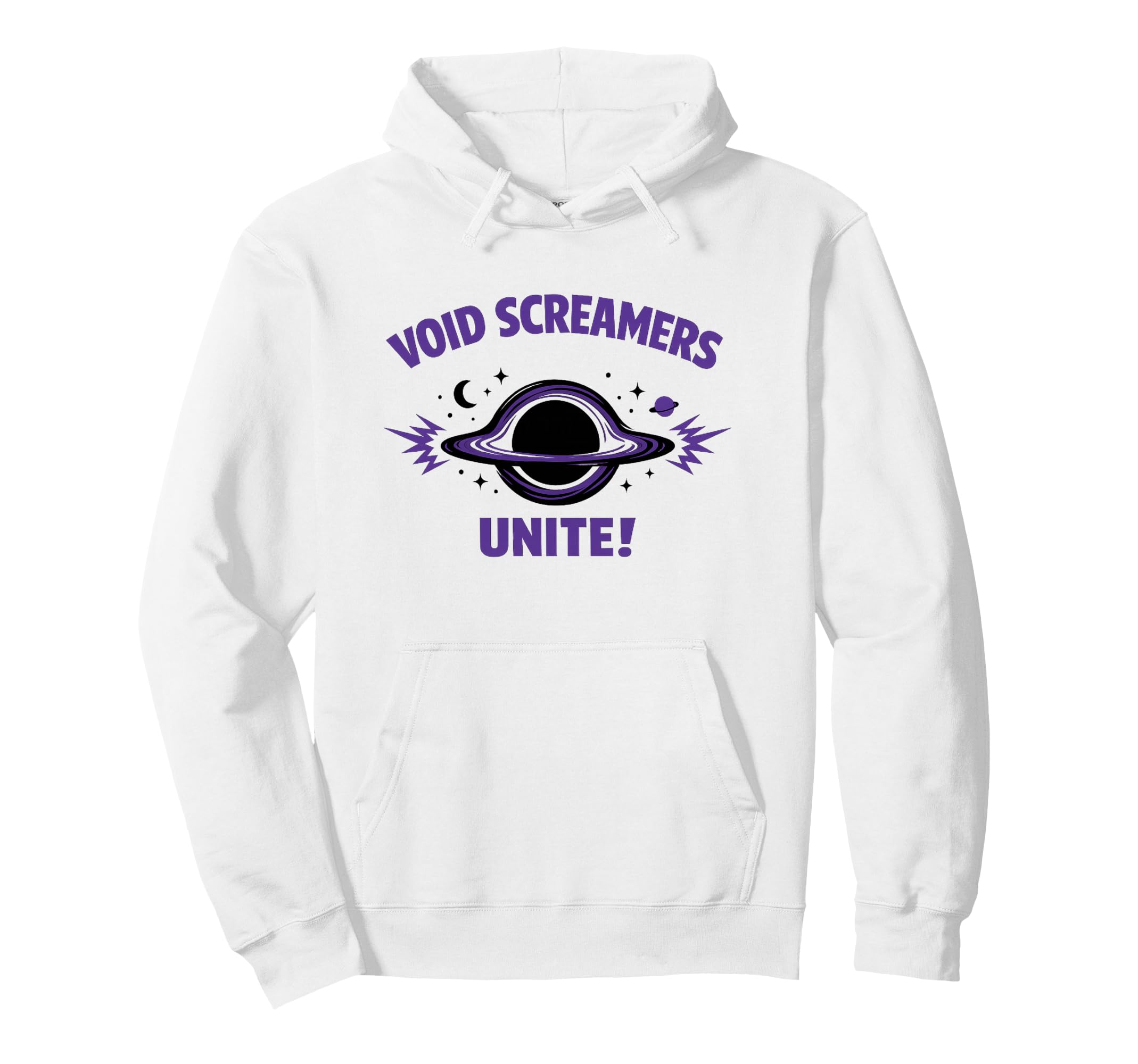 Void Screamers Unite Funny Space Hoodie - Graphic Print Unisex - T-Shirt, Sweatshirt, Hoodie
