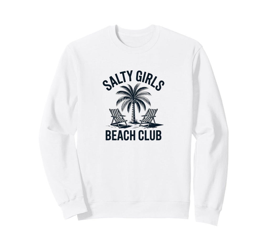 Monochrome Coastal Illustration Sweatshirt - Aesthetic Graphic Men Women - T-Shirt, Sweatshirt, Hoodie