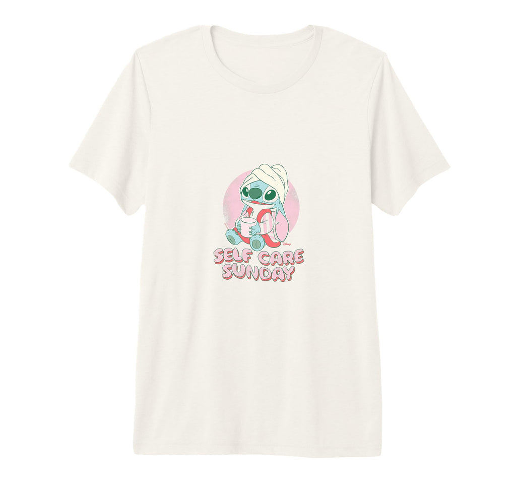 Lilo Stitch Self Care Stitch Tri Blend T-Shirt - Minimalist Print Men Women - T-Shirt, Sweatshirt, Hoodie