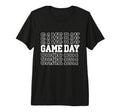 Game Day Typography Art Sports Tri T-Shirt - Custom Art Print Men Women - T-Shirt, Sweatshirt, Hoodie