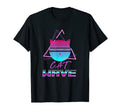 Cat 80S 90S Synth Vaporcat Grin T-Shirt - Fun Novelty Design Men Women - T-Shirt, Sweatshirt, Hoodie
