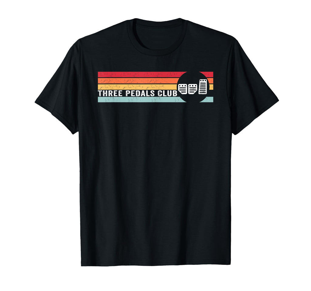 Three Pedals Club Driver Manual T-Shirt - Novelty Apparel for Adults - T-Shirt, Sweatshirt, Hoodie