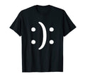 Happy Sad Face Mental Health Mental T-Shirt - Minimalist Print Men Women - T-Shirt, Sweatshirt, Hoodie