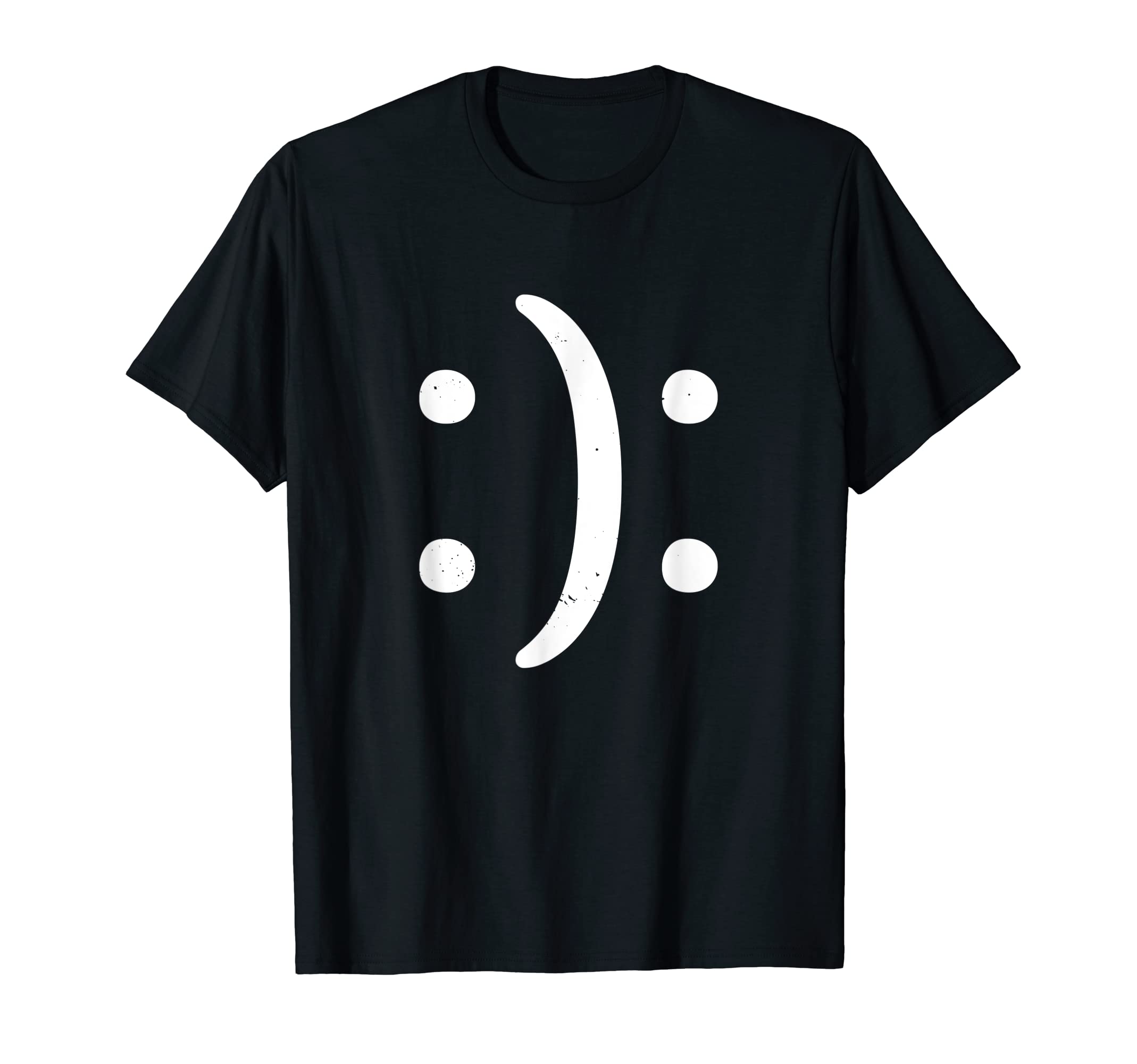 Happy Sad Face Mental Health Mental T-Shirt - Minimalist Print Men Women - T-Shirt, Sweatshirt, Hoodie