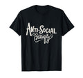 Anti Social Butterfly T-Shirt - Minimalist Print for Adults - T-Shirt, Sweatshirt, Hoodie