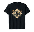 Motorbike Old School Motorcycle Biker T-Shirt - Custom Art Print Unisex - T-Shirt, Sweatshirt, Hoodie