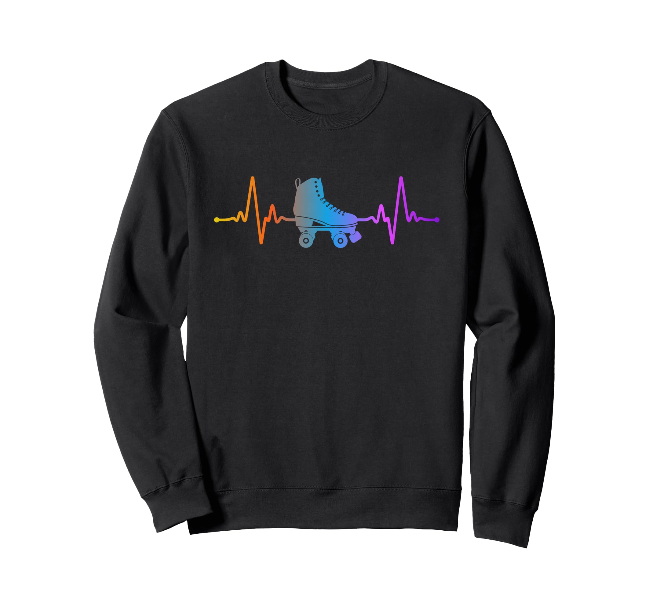 Roller Skating Skate Heart Sweatshirt - Aesthetic Graphic for Adults - T-Shirt, Sweatshirt, Hoodie