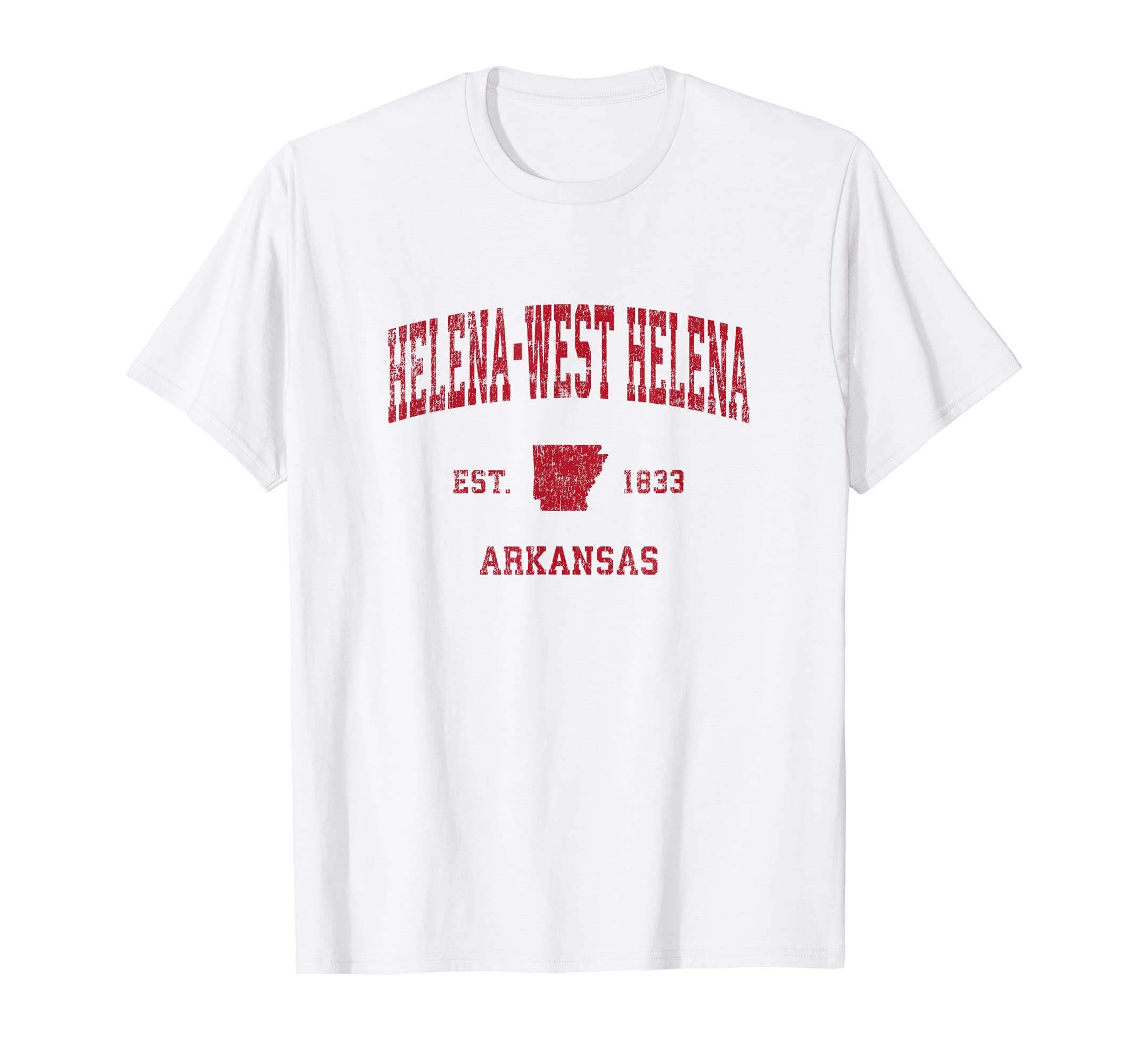 Helena West Helena Arkansas Ar Sports Red T-Shirt - Trendy Graphic Unisex - T-Shirt, Sweatshirt, Hoodie