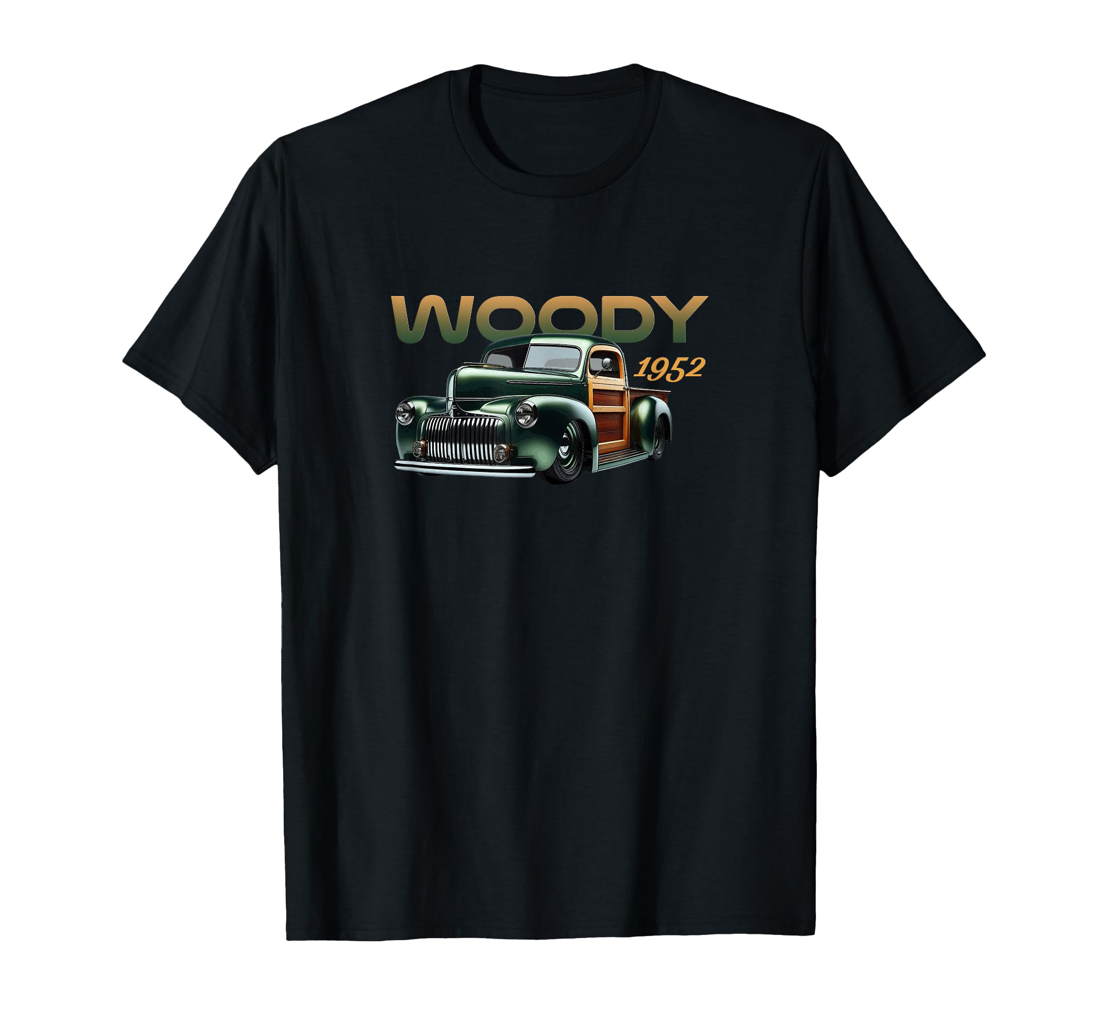 1952 Woodie Pick Up Truck Low Rider T-Shirt - Novelty Apparel Men Women - T-Shirt, Sweatshirt, Hoodie