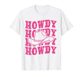 Rodeo White Howdy Western Cowboy Hat T-Shirt - Minimalist Print Men Women - T-Shirt, Sweatshirt, Hoodie