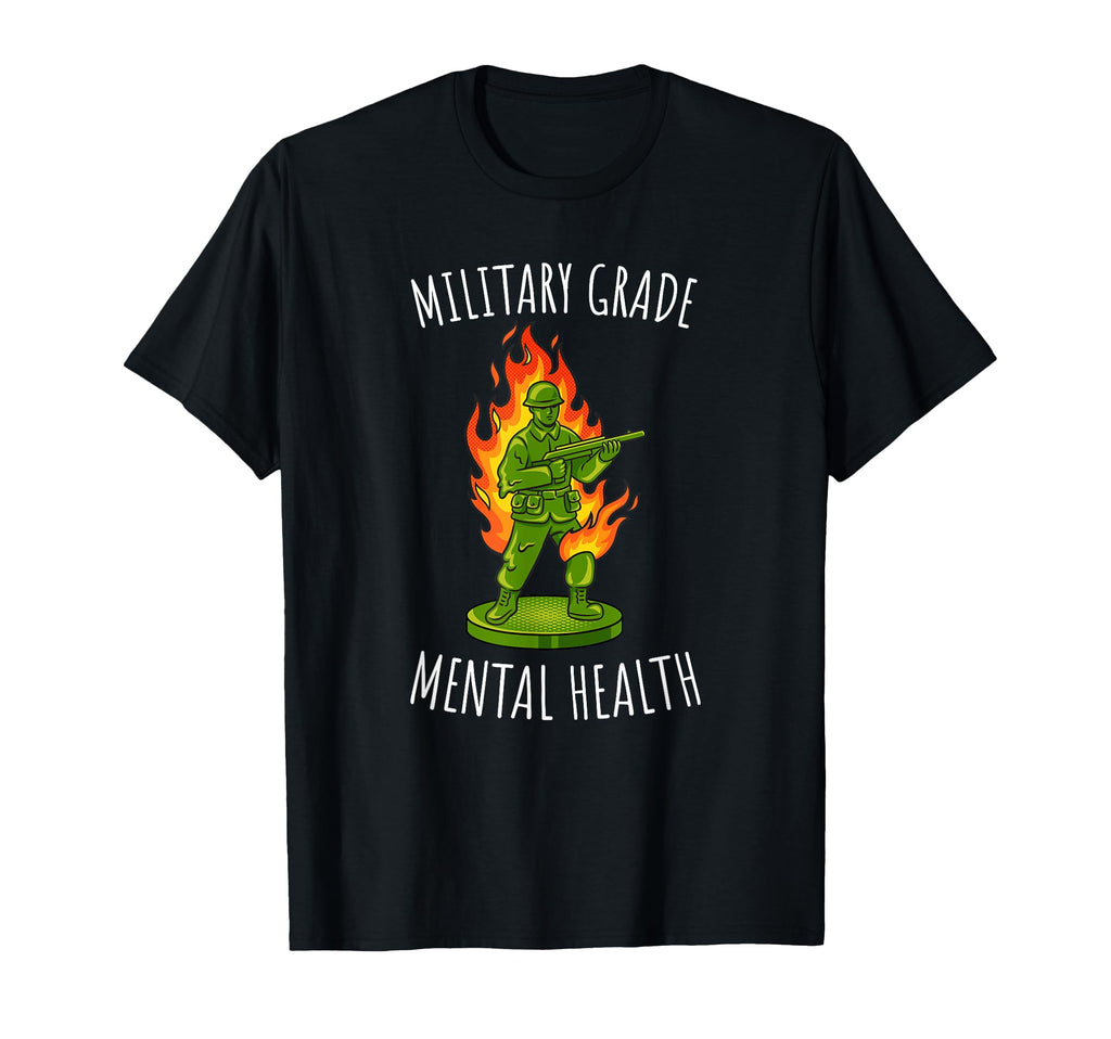 Funny Military Mental Health Ptsd Hoodie - Custom Art Print for Adults - T-Shirt, Sweatshirt, Hoodie