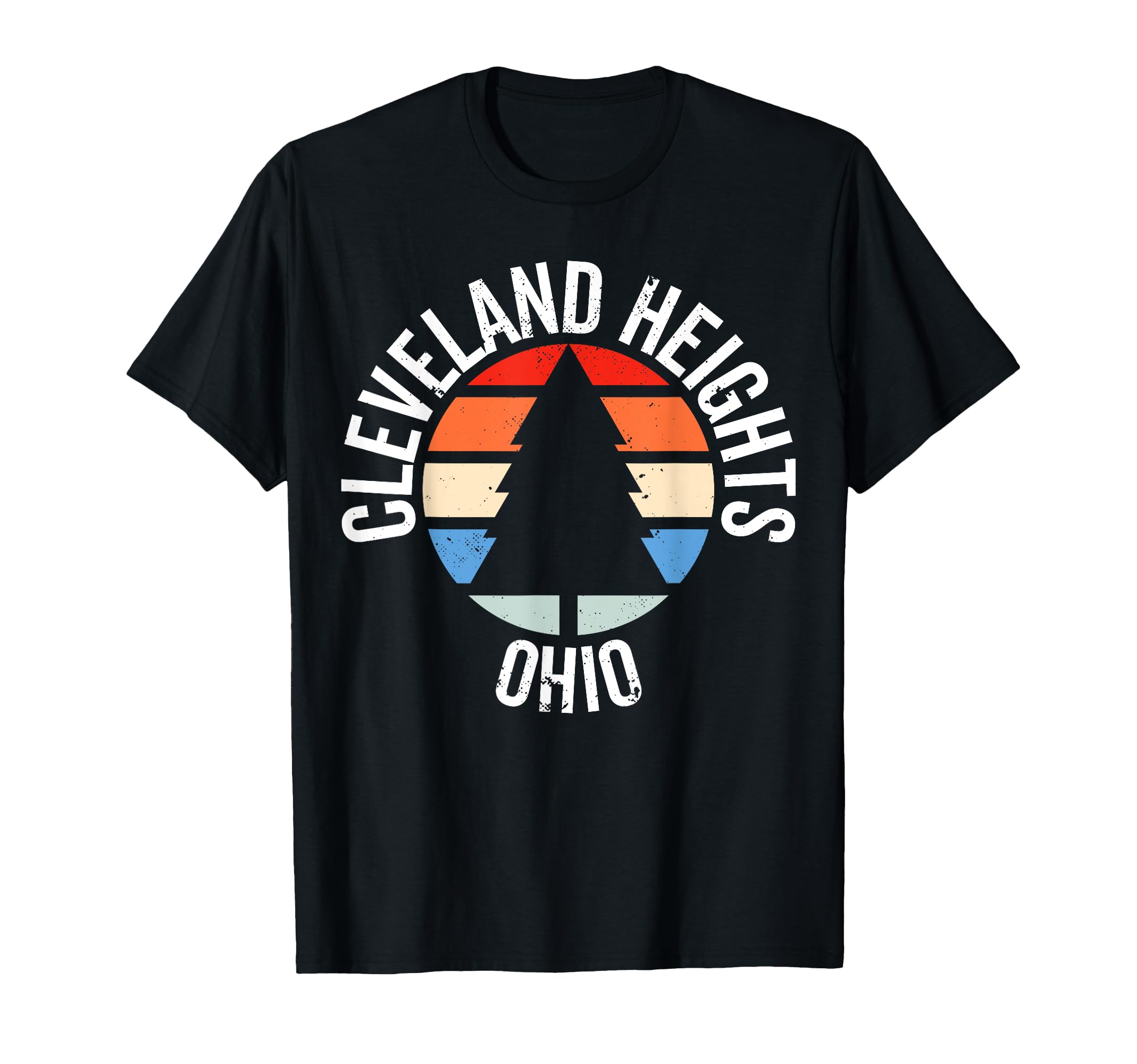 Cleveland Heights Ohio Oh 80S 70S T-Shirt - Fun Novelty Design for Adults - T-Shirt, Sweatshirt, Hoodie