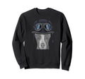 Pumi Wearing Motorcycle Helmet Sweatshirt - Graphic Print for Adults - T-Shirt, Sweatshirt, Hoodie