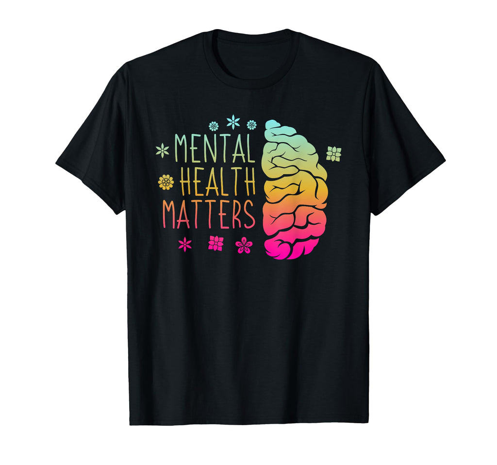 Mental Health Matters Green Ribbon T-Shirt - Trendy Graphic Men Women - T-Shirt, Sweatshirt, Hoodie