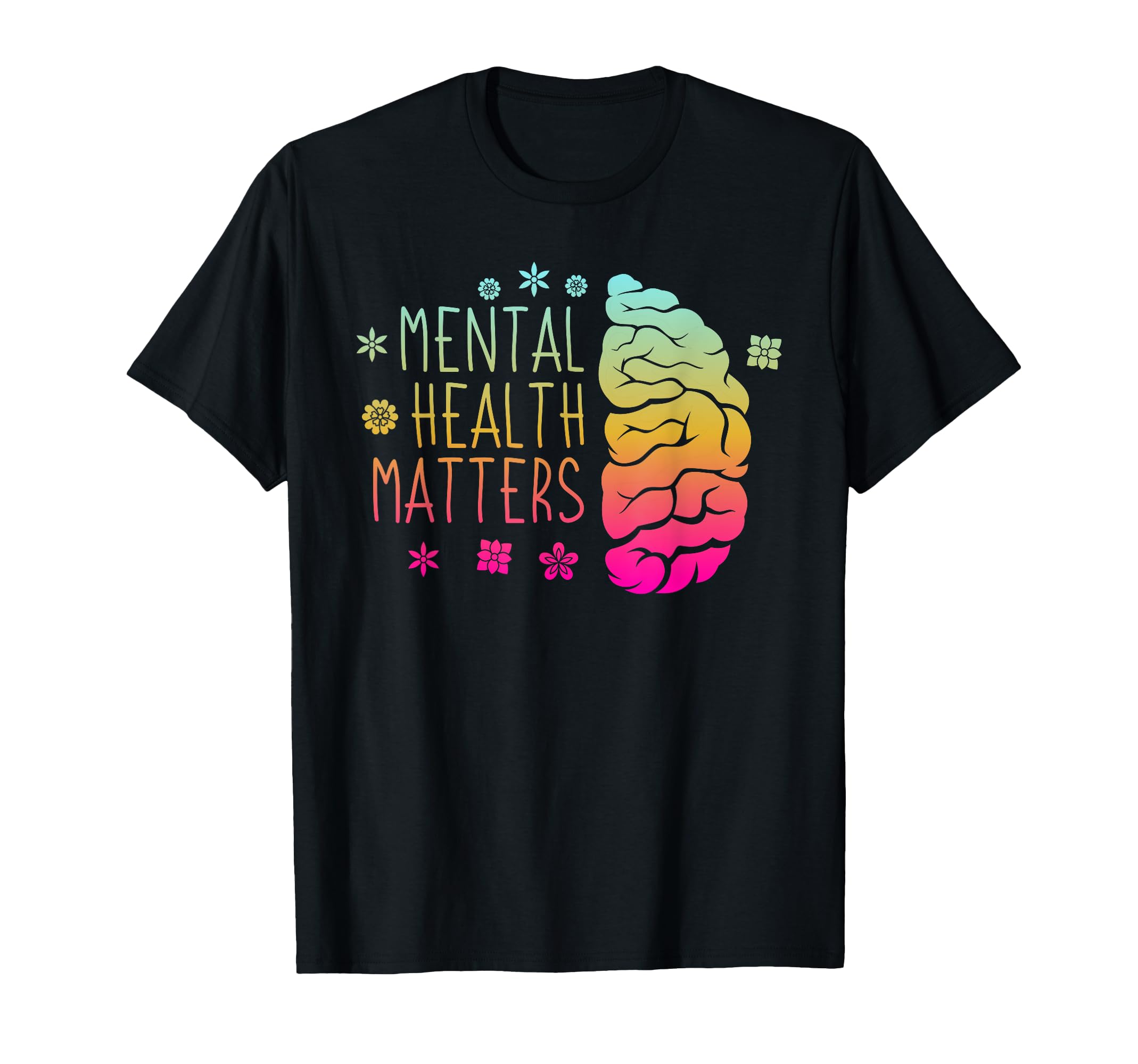 Mental Health Matters Green Ribbon T-Shirt - Trendy Graphic Men Women - T-Shirt, Sweatshirt, Hoodie