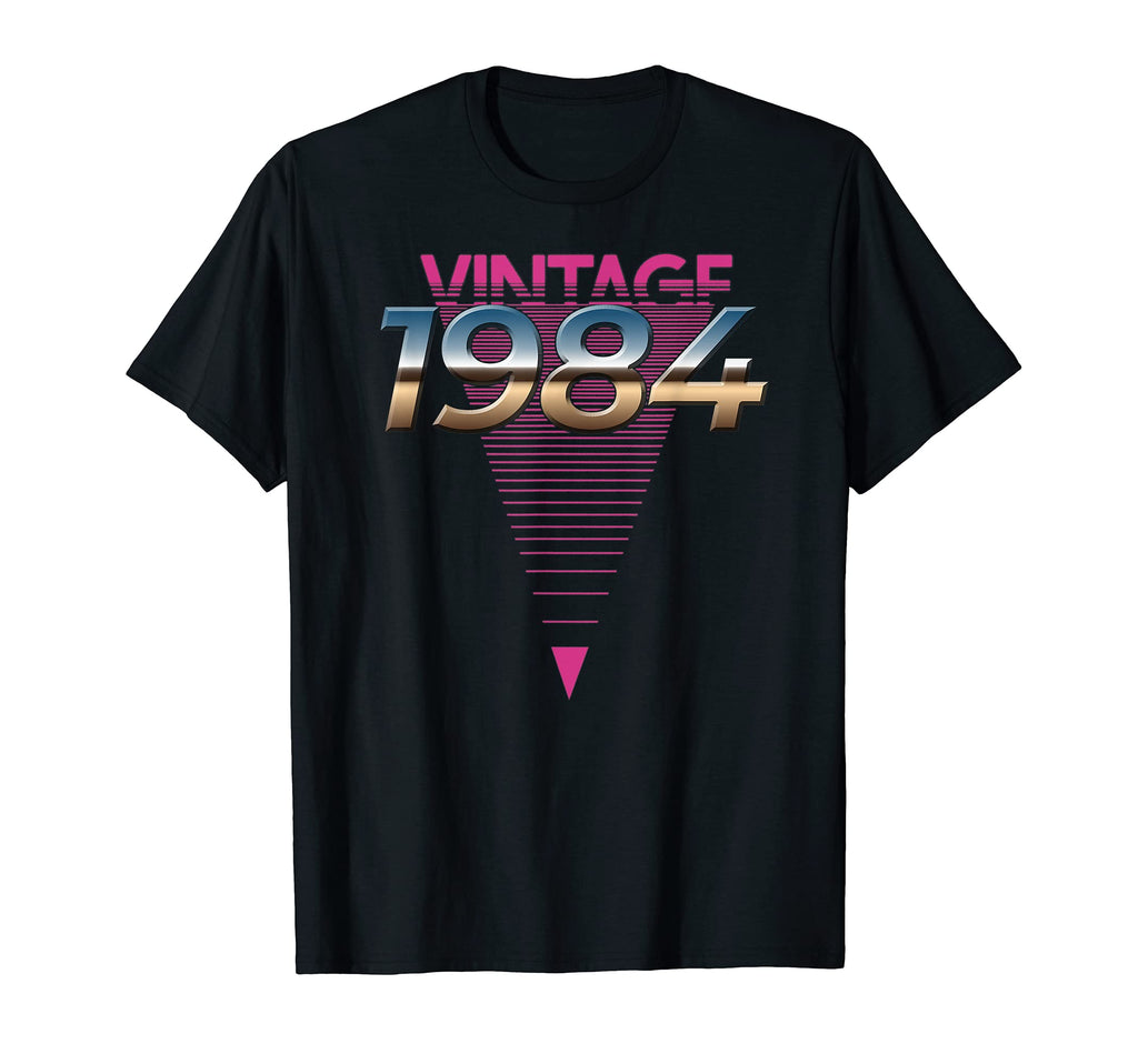 1984 80S Synthwave Triangle T-Shirt - Trendy Graphic for Adults - T-Shirt, Sweatshirt, Hoodie