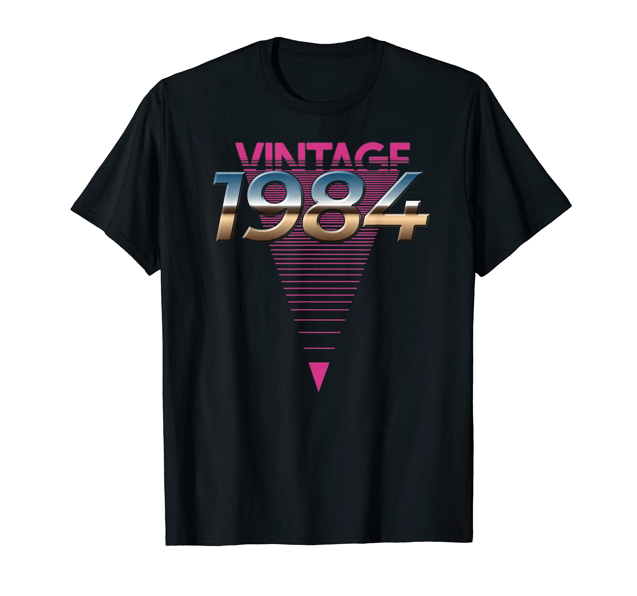 1984 80S Synthwave Triangle T-Shirt - Trendy Graphic for Adults - T-Shirt, Sweatshirt, Hoodie