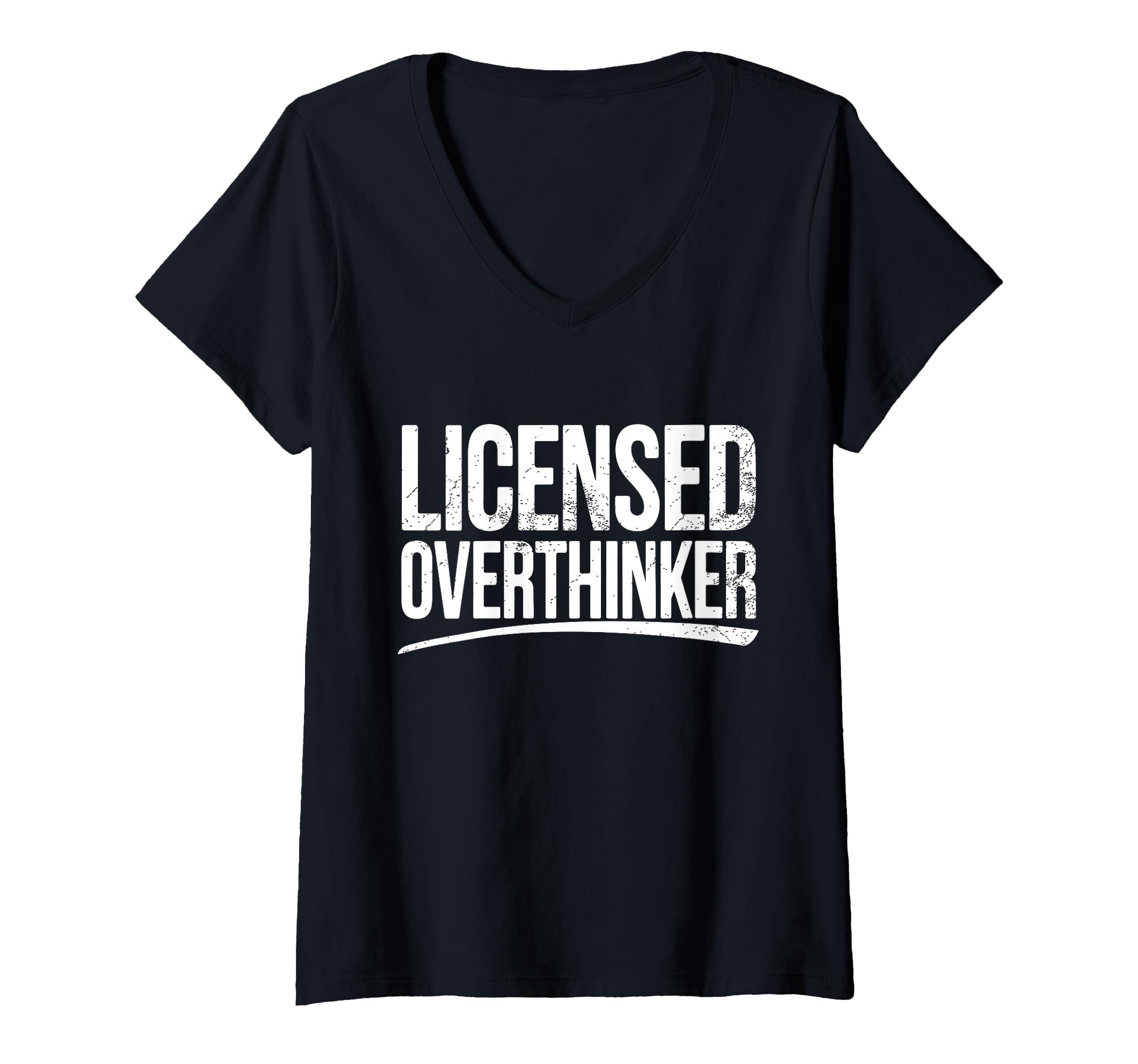 Womens Licensed Overthinker Funny T-Shirt - Streetwear Style Unisex - T-Shirt, Sweatshirt, Hoodie