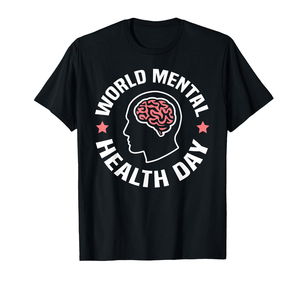 World Mental Health Day Human Brain Mental T-Shirt - Trendy Graphic Unisex - T-Shirt, Sweatshirt, Hoodie