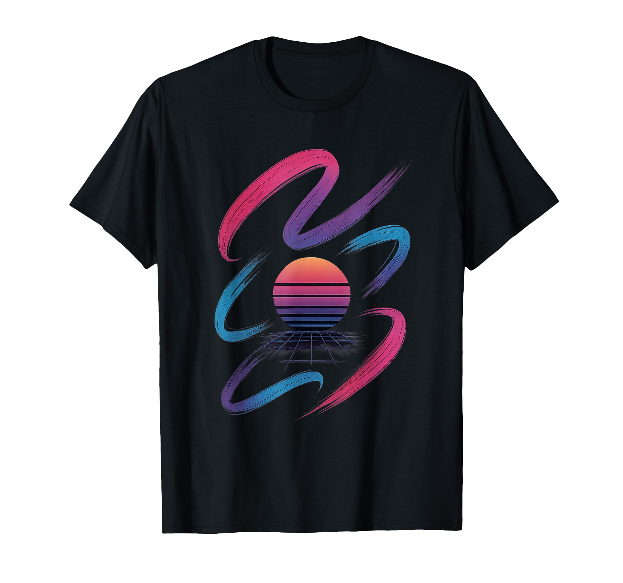 80S Synthwave T-Shirt - Graphic Print Men Women - T-Shirt, Sweatshirt, Hoodie