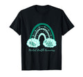 May We Wear Green Rainbow Mental Health T-Shirt - Minimalist Print Unisex - T-Shirt, Sweatshirt, Hoodie