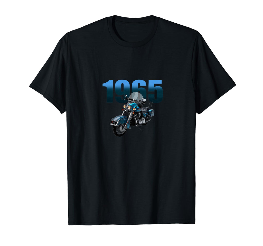 1965 Motorcycle American Biker Culture T-Shirt - Custom Art Print Unisex - T-Shirt, Sweatshirt, Hoodie