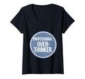 Womens Professional Overthinker V T-Shirt - Fun Novelty Design Men Women - T-Shirt, Sweatshirt, Hoodie
