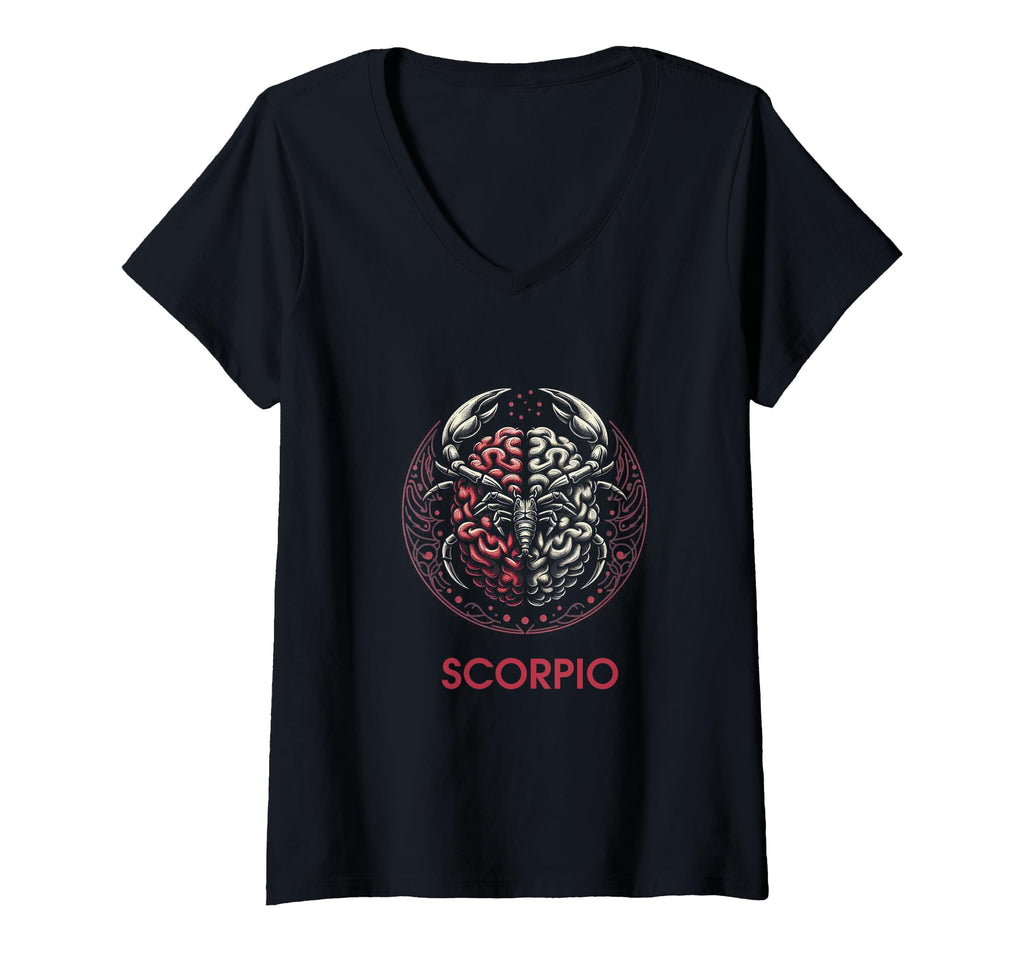 Womens Scorpio Overthinker Club V T-Shirt - Aesthetic Graphic Men Women - T-Shirt, Sweatshirt, Hoodie
